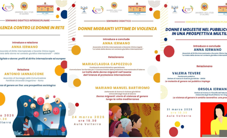 Clinica legale &ldquo;La tutela della donna nel contesto giuridico internazionale&rdquo;